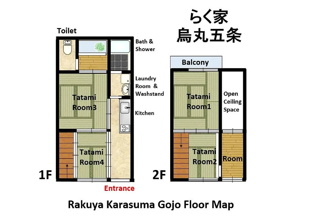 Rakuya Karasumagojo Villa Kyoto Japan